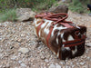 Cowhide Weekender Travel Duffle Bag