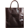 Men Leather Tote Bag with Crossbody