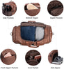 Men's Leather Travel Weekender and Gym Bags