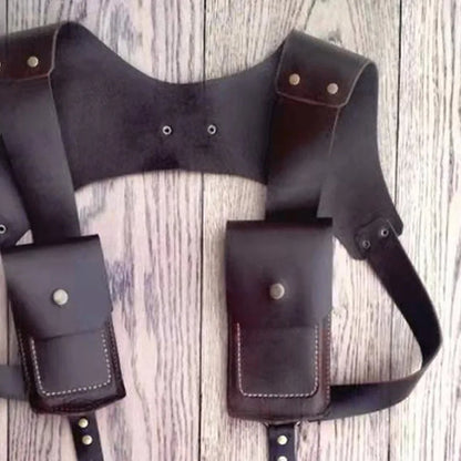 holster wallet leather shoulder