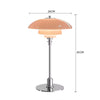 Mushroom Glass Bedside Light with Button Switch