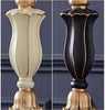 European retro resin fabric bedside table lamp