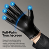 Winter Leather Gloves for Men with Sheepskin and Touchscreen