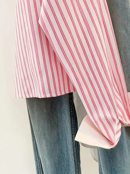 Long Sleeves Cropped Work Shirt