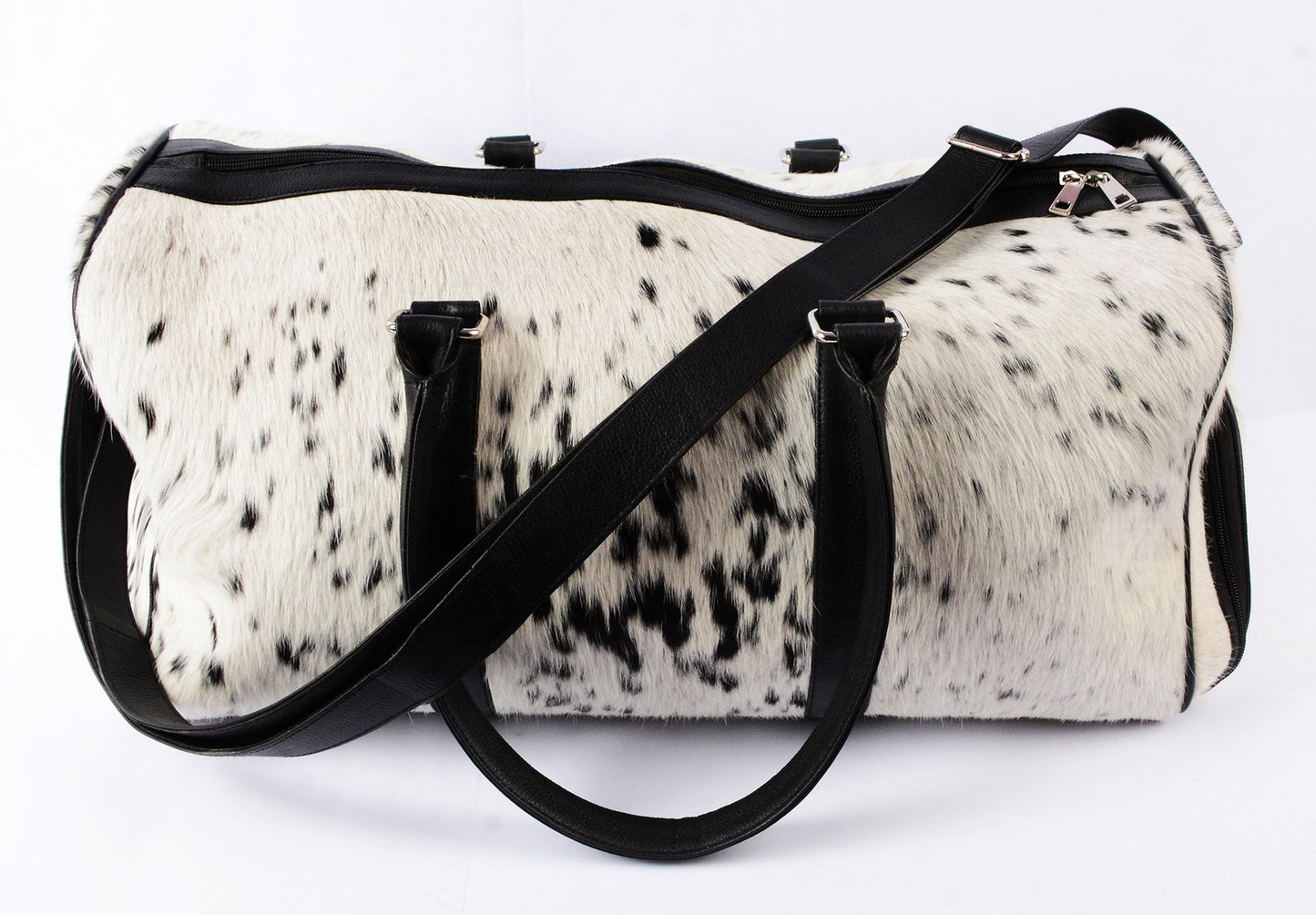 Cowhide Bag Genuine Leather Duffel Style