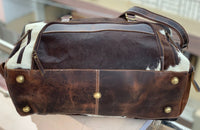 Exotic Dark Cowhide Traveller Bag