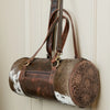 Cowhide Duffle Bag Tooled Leather