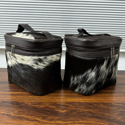 Handmade Cowhide Makeup Box