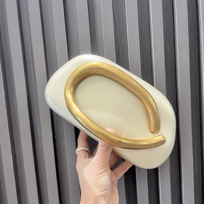 Women's Designer Handle Clutch Bag
