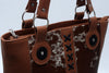 Natural Spotted Cowhide Hair On Tote Bags