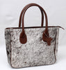 Speckled Cowhide Fur Shoulder Bag