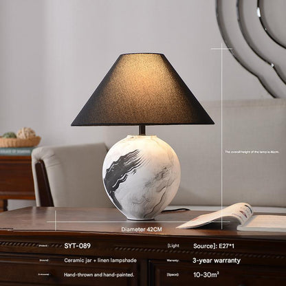 Ceramic scandi table lamp for home décor 6