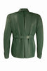 Women's Green Genuine Leather Jacket