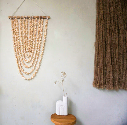 Sea shells boho hanging decor