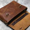 mens real leather courier bag