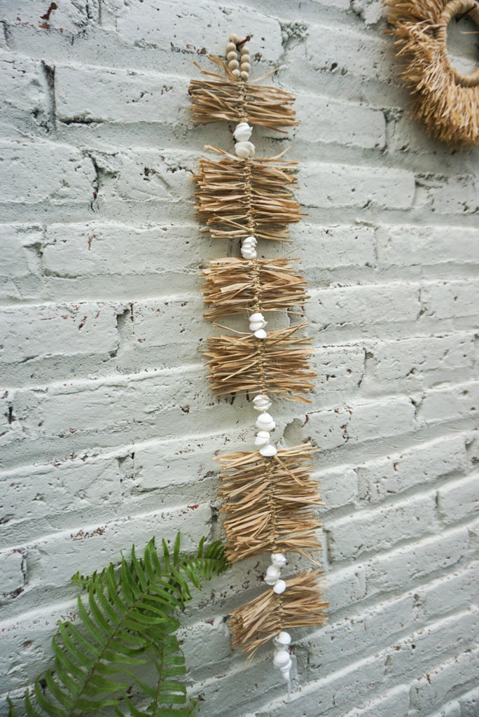 Mini Raffia Wall Hanging Sea Shell