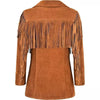 Western Suede Leather Jacket Native American