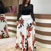 Boho Floral Long Sleeve Maxi Dress for Women