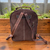 Tooled Leather Backpack Suede