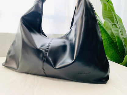 shoulder bag leather black
