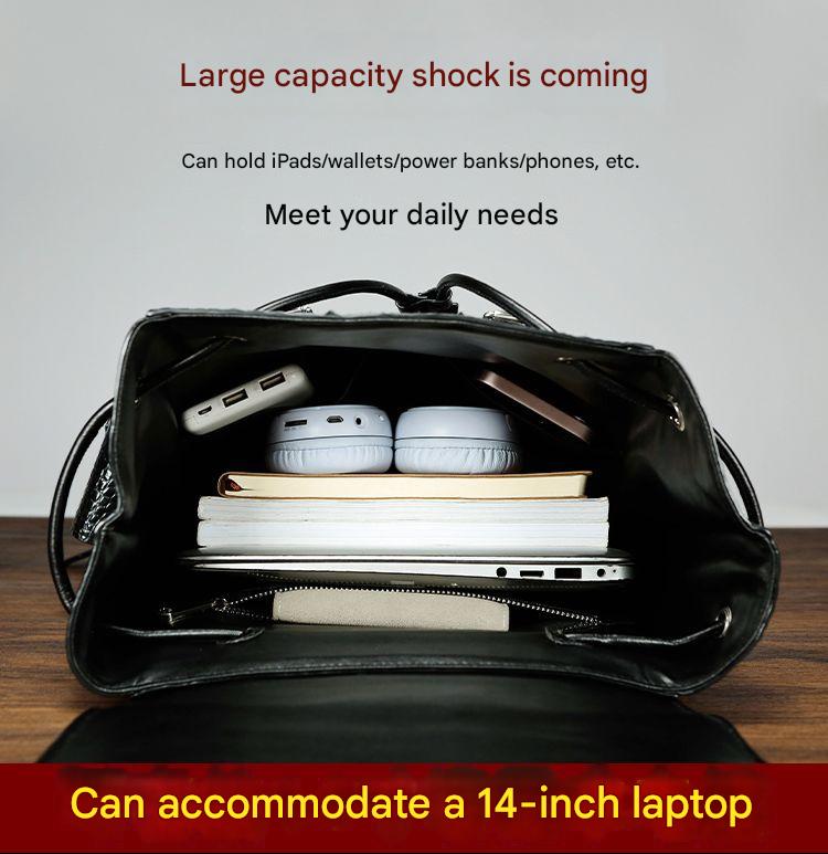 Men genuine crocodile leather backpack