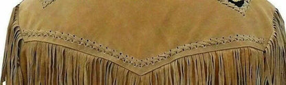 American Indian Leather Jackets Fringe Beads