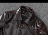 Men’s Genuine Leather Aviator Jacket Wax Finish Flight Style