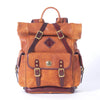 Genuine Leather Backpack Men Women Office Laptop Rucksack
