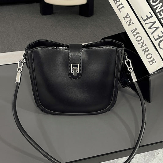 genuine leather shoulder handbag women