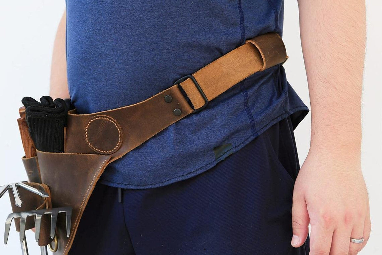 Genuine leather Gardening Tool Belt