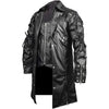 Men's Punk Leather Long Jacket