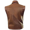 leather motorcycle vest waistcoat