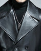 men's tall long leather coats