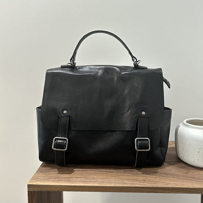Leather Backpack Women Commuter Shoulder Bag