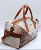 Speckled Cowhide Luggage Bag