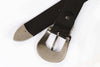 Embossed Genuine Leather Western Belt with Antique Buckle
