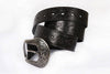Embossed Genuine Leather Western Belt with Antique Buckle