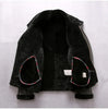 Men Sheepskin B3 Shearling Leather Aviator Flight Jacket