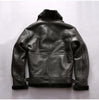 Men Sheepskin B3 Shearling Leather Aviator Flight Jacket