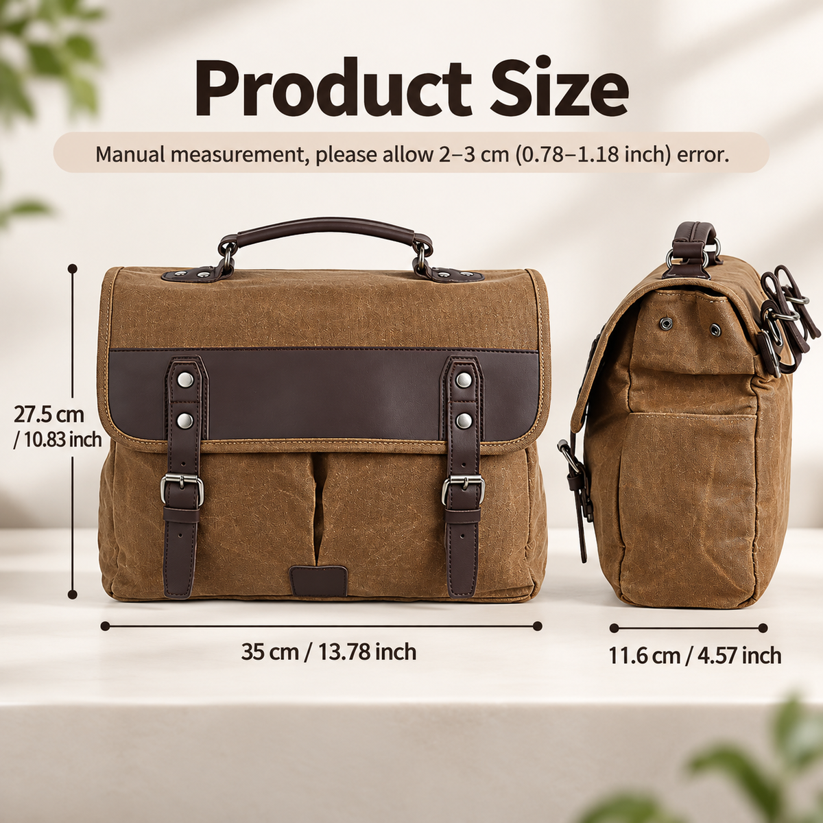Canvas Bike Bag with Waxed 600D Fabric for Motorcycles