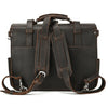 Genuine leather rucksack briefcase bag