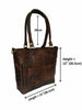 Women's Leather Carryall Tote Bag