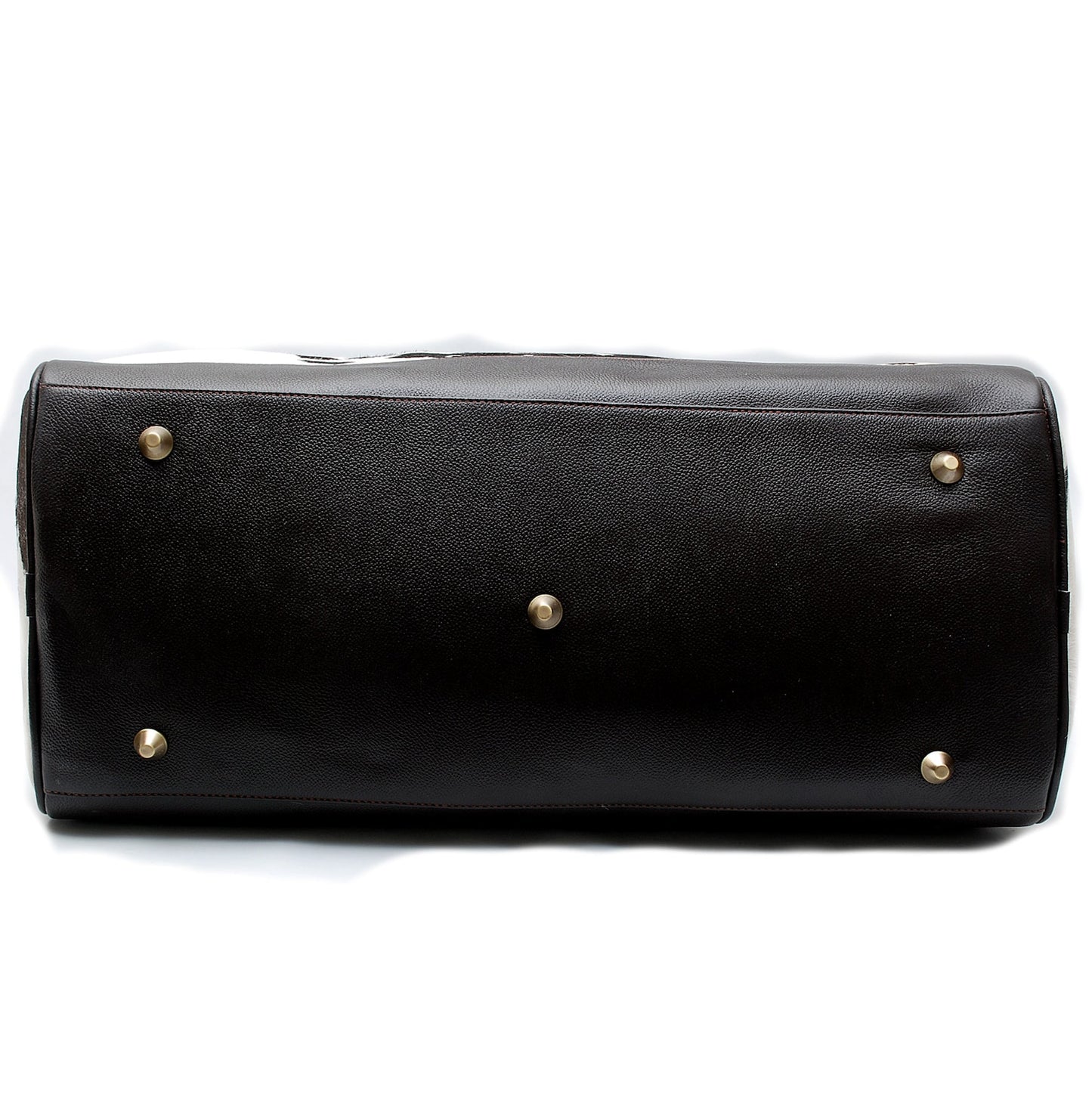 Spotted cowhide weekender bag