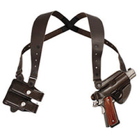 Leather Concealed Carry Shoulder Holster Magazine Pouch