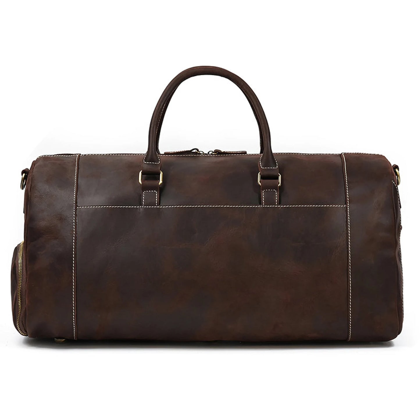 Leather Weekender Travel Bag