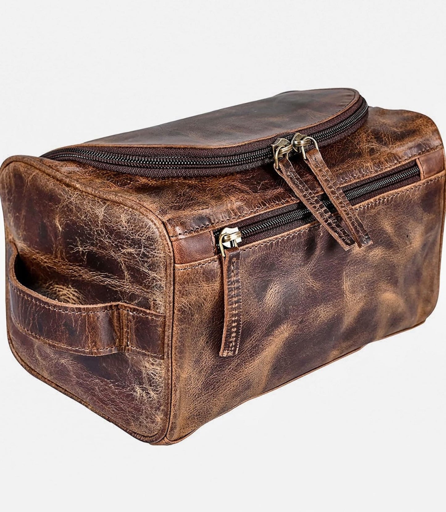 leather toiletry bag men