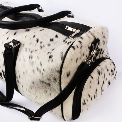 Cowhide Bag Genuine Leather Duffel Style