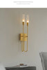French Style Double Head Brass Wall Sconce Light