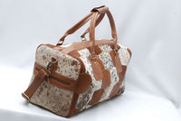 Real Cowhide Patchwork holdall