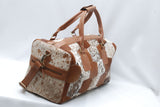 Real Cowhide Patchwork holdall